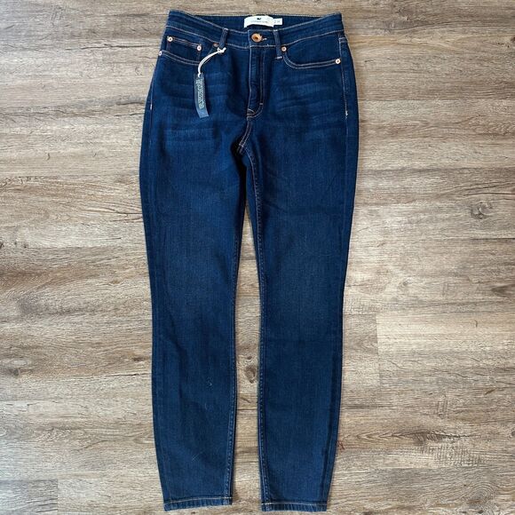 NWT Vineyard Vines Womens High Rise Skinny Jeans Size 28 Dark Wash - Picture 4 of 5